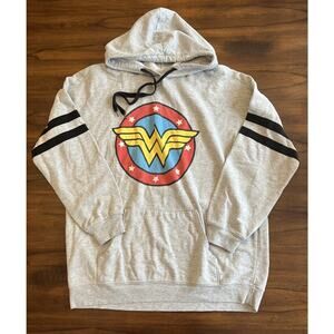 Wonder Woman Hooded Sweatshirt Juniors Size XL, DC Comics Kidcore Funcore